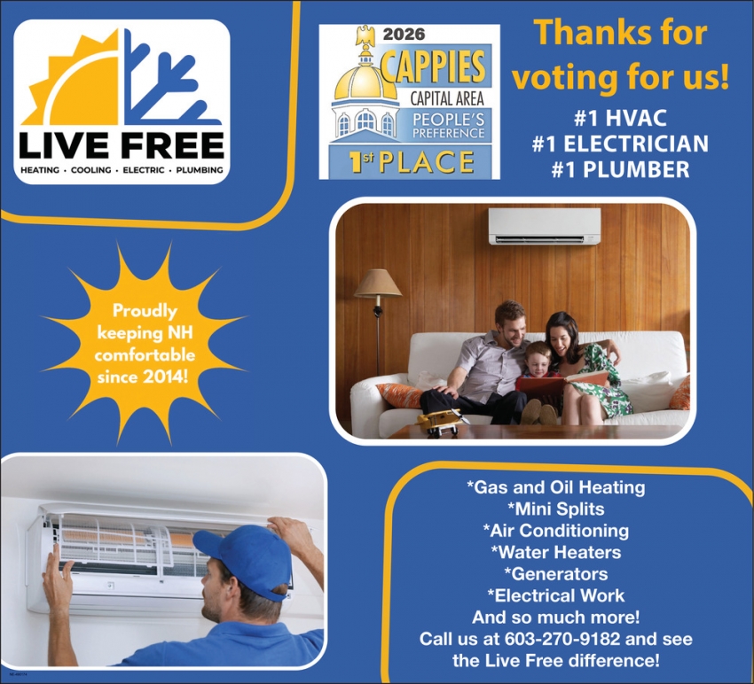 Live Free Heating & Cooling