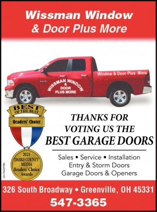 Thank You For Voting Us The Best Garage Doors