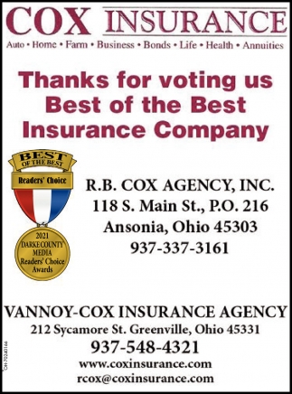 Thanks for Voting Us Best of the Best Insurance Company
