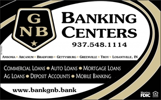 Commercial Loans, Auto Loans, Mortgage Loans, AG Loans, Deposit Accounts, Mobile Banking