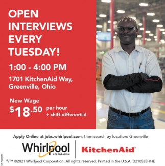 Open Interviews Every Tuesday!