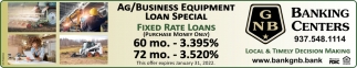 Ag/Business Equipment Loan Special