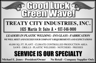 Good Luck Green Wave!