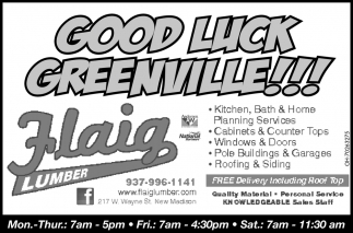 Good Luck Greenville!!!