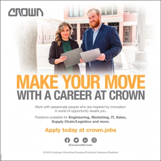 Make Your Move With A Career At Crown