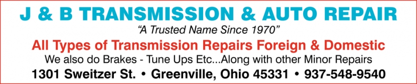 All Types Of Transmission Repairs