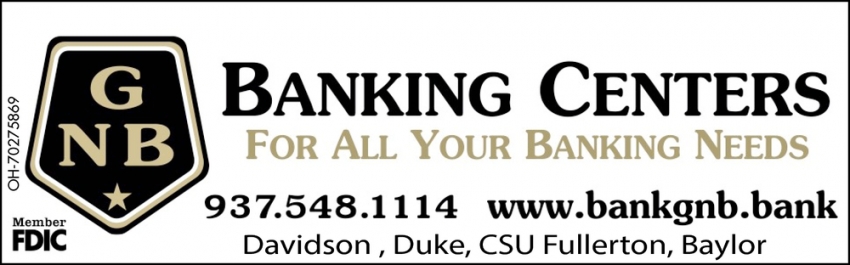 Banking Centers For All Your Banking Needs