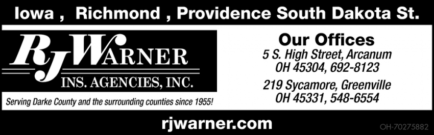 Serving Darke County and the Surrounding Counties Since 1955!