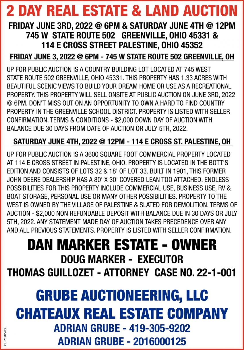 Real Estate & Land Auction