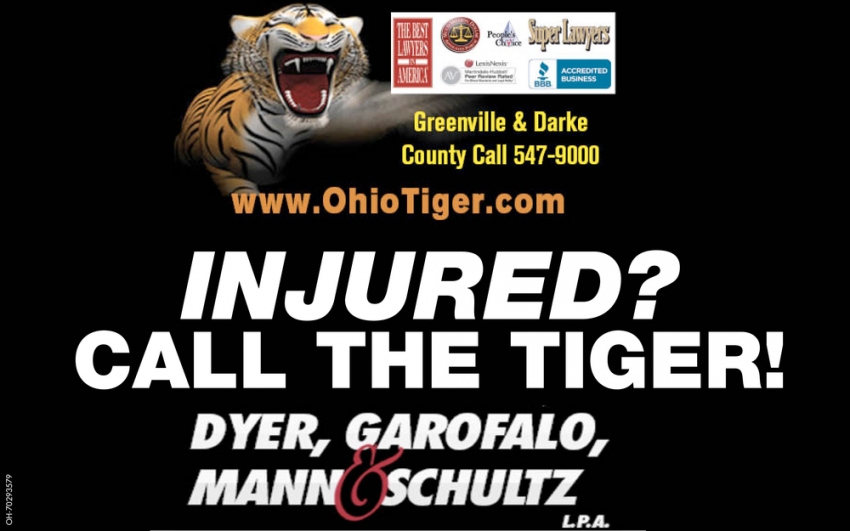 Injured? Call The Tiger