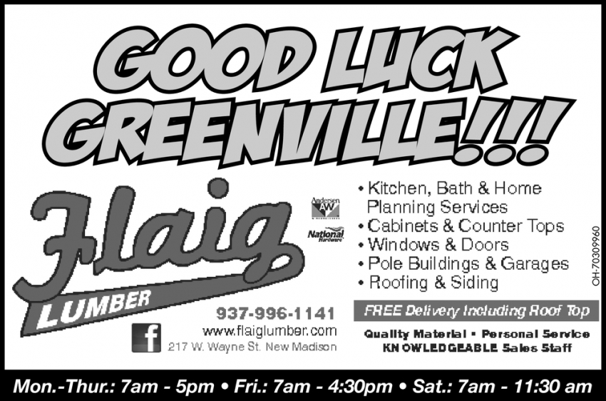 Good Luck Greenville
