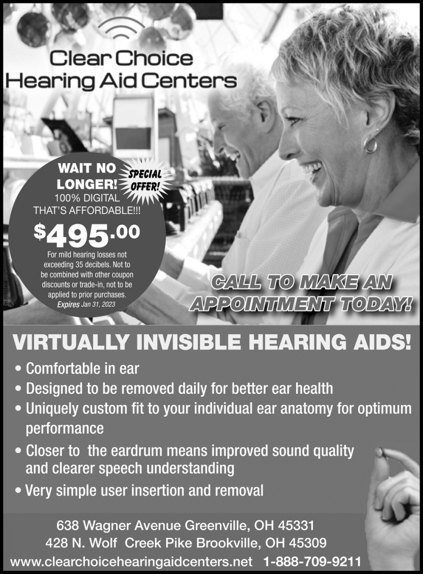 Virtually Invisible Hearing Aids!