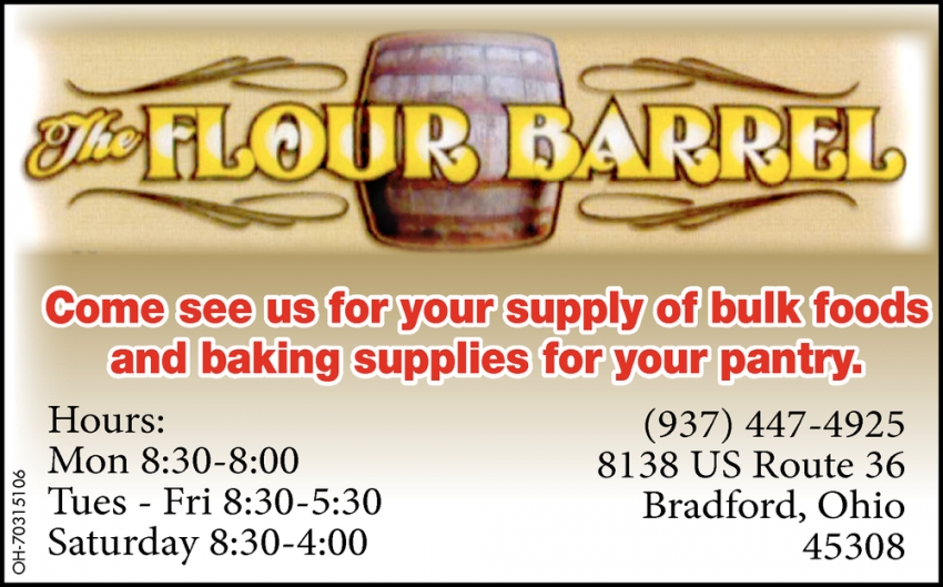 Your Supply of Bulk Foods and Baking Supplies for Your Pantry