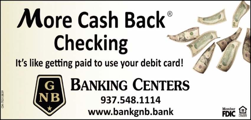More Cash Back Checking