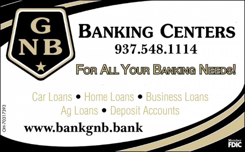 For All Your Banking Needs!