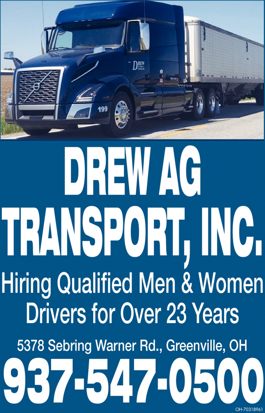 Hiring Qualified Men & Women Drivers