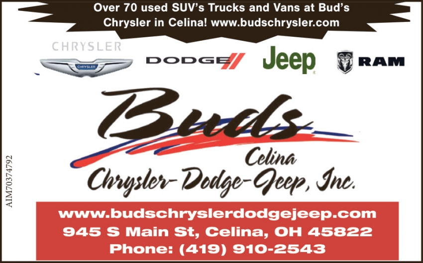 Over 70 Used SUV's Trucks and Vans at Bud's