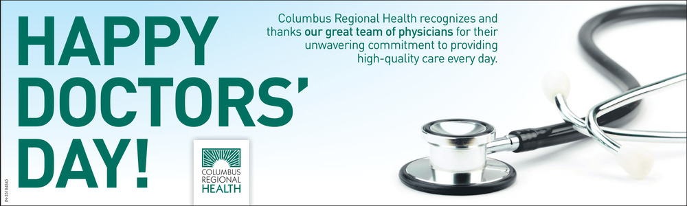 Happy Doctors' Day!, Columbus Regional Health, Columbus, IN
