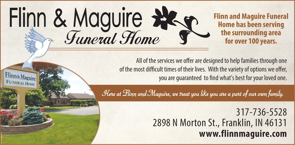 Funeral Services, Flinn & Maguire Funeral Home , Franklin, IN