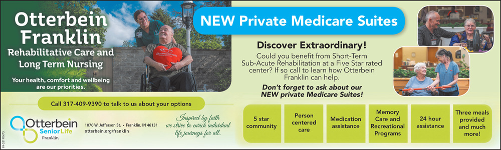 New Private Medicare Suites, Otterbein SeniorLife , Franklin, IN