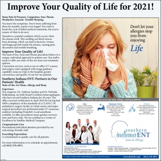 Improve Your Quality Of Life For 2021!