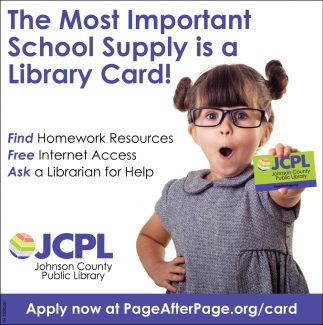 The Most Important School Supply Is A Library Card!