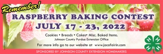 Raspberry Baking Contest