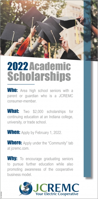 2022 Academic Scholarships