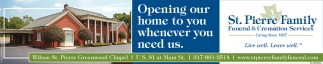 Opening Our Home to Your Whenever You Need Us
