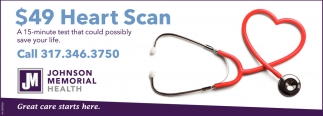 $49 Heart Scan