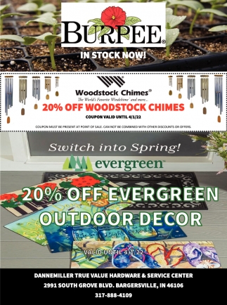 20% Off Evergreen Outdoor Decor