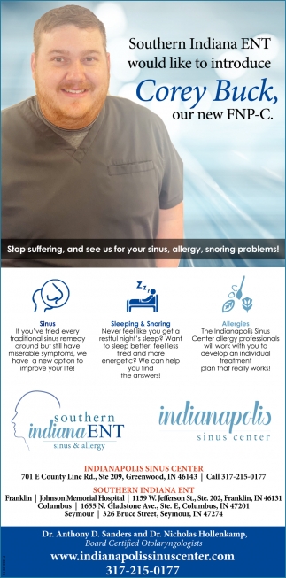 Stop Suffering, And See Us For Your Sinus, Allergy, Snoring Problems!