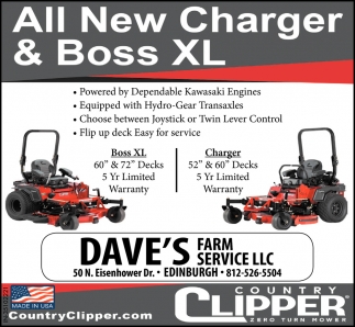 All New Charger & Boss XL