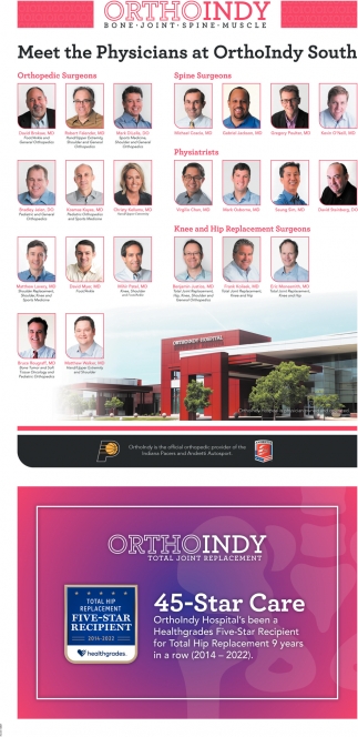 Meet The Physicians At OrthoIndy South