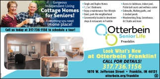 Cottage Homes for Seniors!