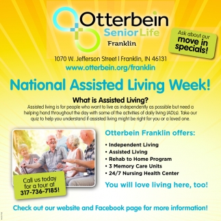 National Assited Living Week!