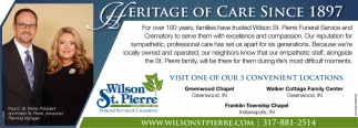 Heritage Of Care Since 1897
