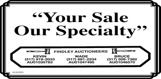 Your Sale Our Specialty