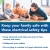 Keep Electrical Cords Tidy and Clear of Heat Sources and Water