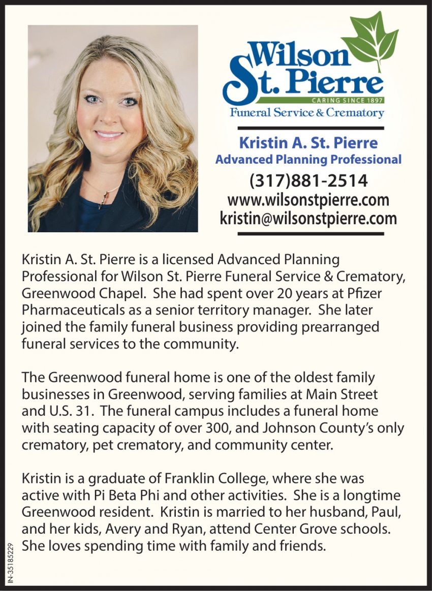 Wilson St. Pierre Funeral Service & Cemetery