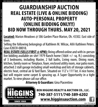 Guardianship Auction