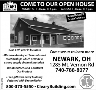 Come To Our Open House