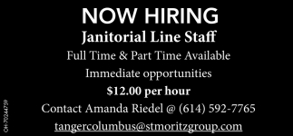 Janitorial Line Staff