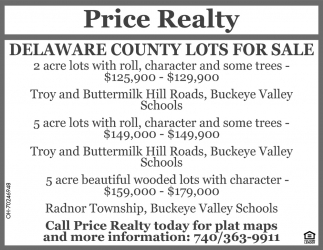Delaware County Lots For Sale