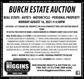 Burch Estate Auction