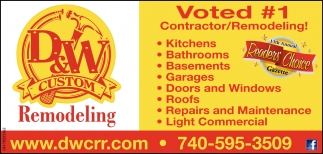 Voted #1 Contract and Remodeling