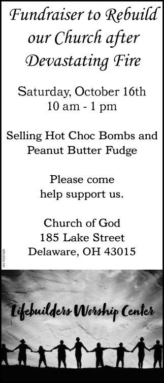 Fundraiser To Rebuild Our Church After Devastating Fire