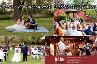 Your Event in our Historic Venue