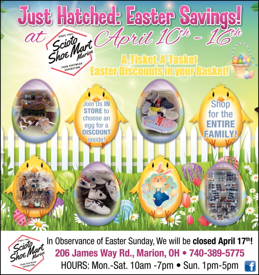 Just Hatched: Easter Savings!