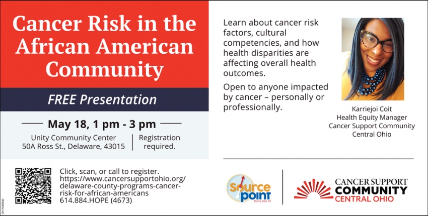 Cancer Risk in The African American Community